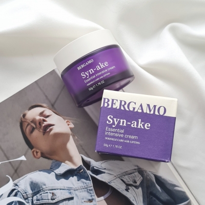 Омолаживающий крем для лица с пептидами змеиного яда Bergamo Syn-Ake Essential Intensive Cream