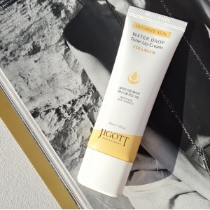 JIGOTT Ultimate Real Water Drop Tone-up Cream Collagen Антивозрастной крем для лица с коллагеном