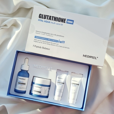 Осветляющий набор с глутатионом и гиалуроновой кислотой MEDI-PEEL  Glutathione Hyal Aqua