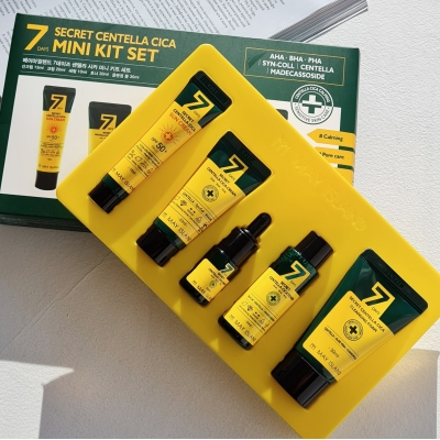 May Island 7 Days Secret Centella Mini Kit Set Набор миниатюр успокаивающих средств для проблемной кожи