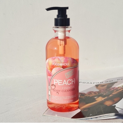 FOODAHOLIC Peach Essential Body Cleancer Гель для душа с экстрактом персика