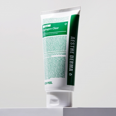 Успокаивающая очищающая пенка для умывания с центеллой и коллагеном MEDI-PEEL Green Cica Collagen Clear 