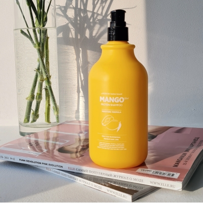 Восстанавливающий шампунь с протеинами и маслом манго Pedison Institute-Beaute Mango Rich Protein Hair Shampoo 