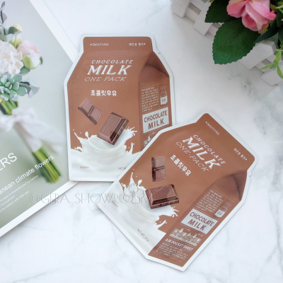A'PIEU Choсolate Milk One-Pack укрепляющая маска с молочными протеинами и  какао