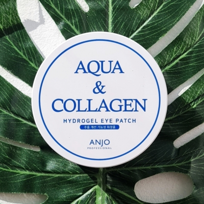 ANJO Aqua & Collagen Hydrogel Eye patch Увлажняющие гидрогелевые патчи с коллагеном и гиалуроновой кислотой 