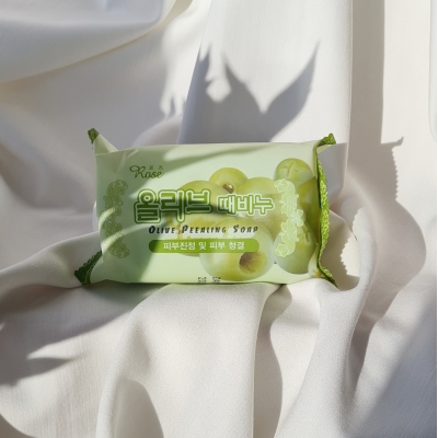 Мыло-пилинг с маслом оливы Rose Olive Peeling Soap